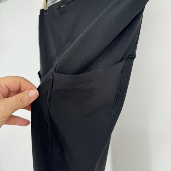 Lululemon Black Swift Speed High Rise Crop 23” Black womans size 10 - Picture 11 of 14